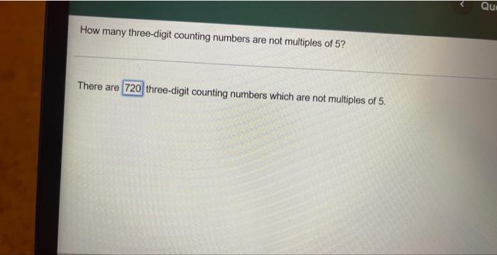 3 digit numbers that are multiples of 5