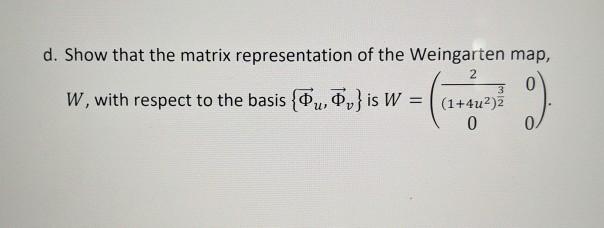 Solved 5 35 Pts Consider The Surface S Given By U V Chegg Com