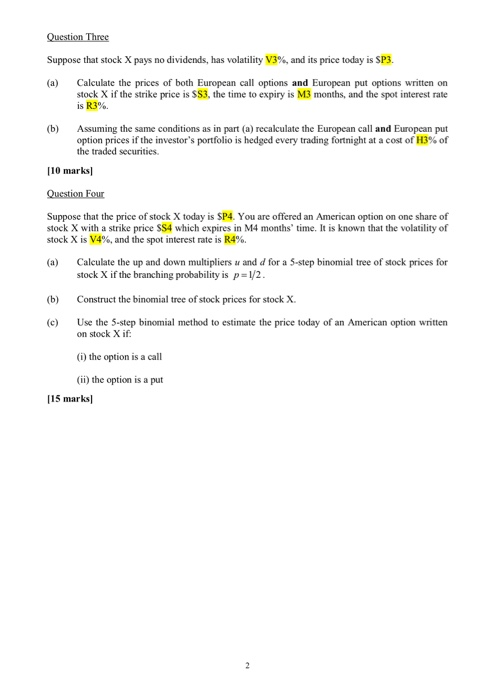 Question Three Suppose That Stock X Pays No Divide Chegg Com