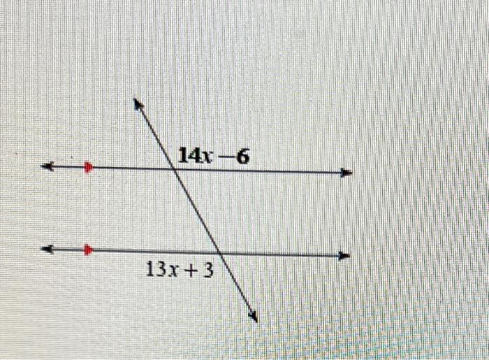 Solved 14x -6 13x+3 | Chegg.com