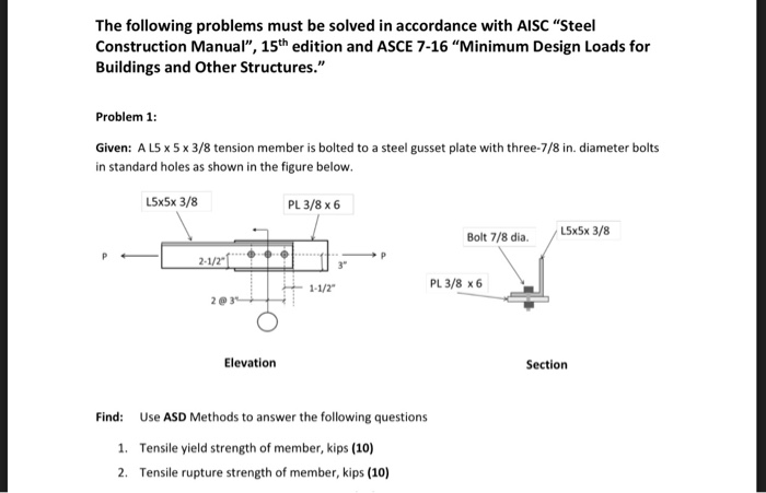 Solved The Following Problems Must Be Solved In Accordanc Chegg Com