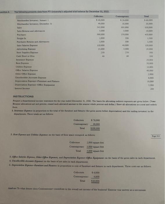 1. Insurance Expense: In Proportion To The Total Of | Chegg.com