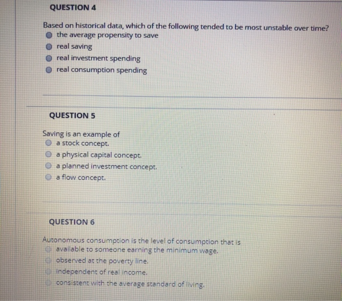 Solved QUESTION 4 Based on historical data, which of the | Chegg.com