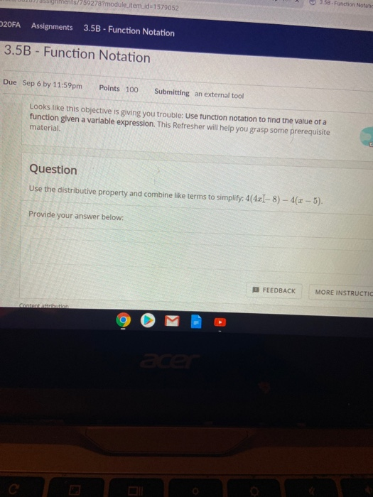 Solved 759278?module.itemd=1579052 3.58-Function Notate 20FA | Chegg.com