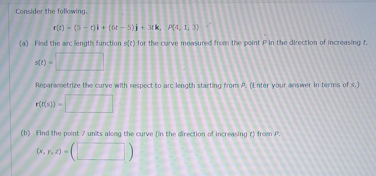 Solved Consider The Following. | Chegg.com