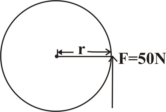 Solved: A horizontal 800-N merry-go-round of radius 1.50 m is star