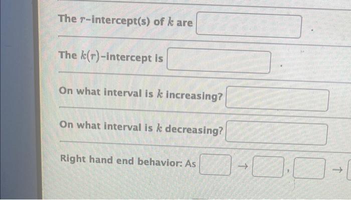 Solved please find fhe x inercepts and explain every step so | Chegg.com