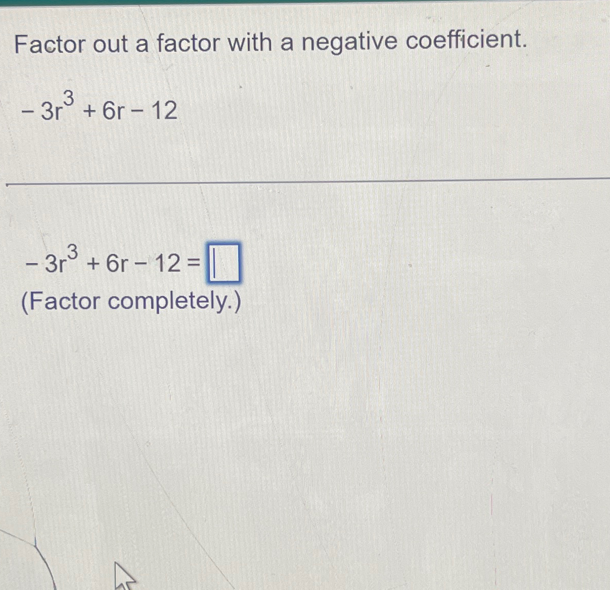 factor r 3 27g 3 completely