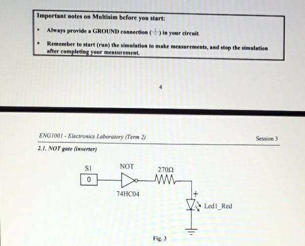 Solved 2. Introduction to Logic Gates In this section you | Chegg.com