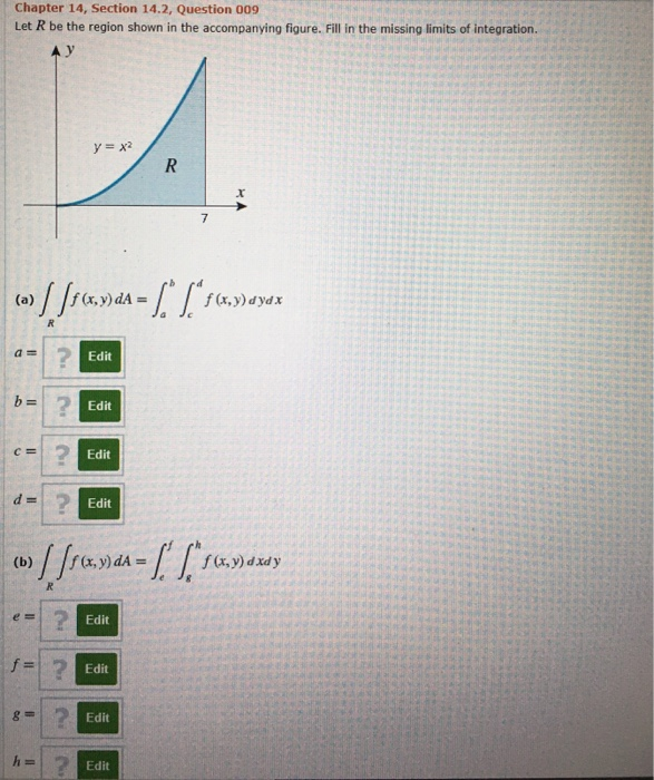 Solved Chapter 14, Section 14.2, Question 009 Let R Be The | Chegg.com