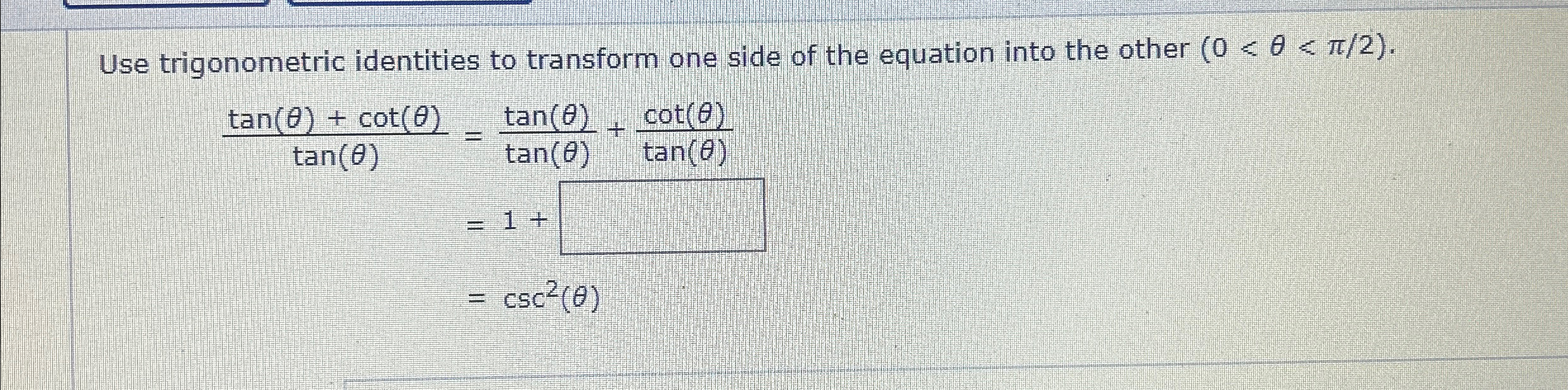 Solved Use trigonometric identities to transform one side of | Chegg.com