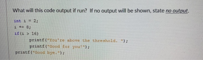 Solved Rewrite the following code using a for loop. int i; | Chegg.com
