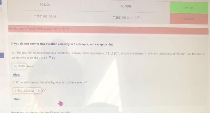 Solved If you do not answer this question correctly in 3 | Chegg.com