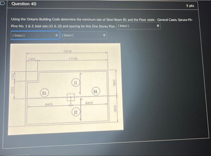 Solved Using The Ontario Building Code Determine The Minimum | Chegg.com