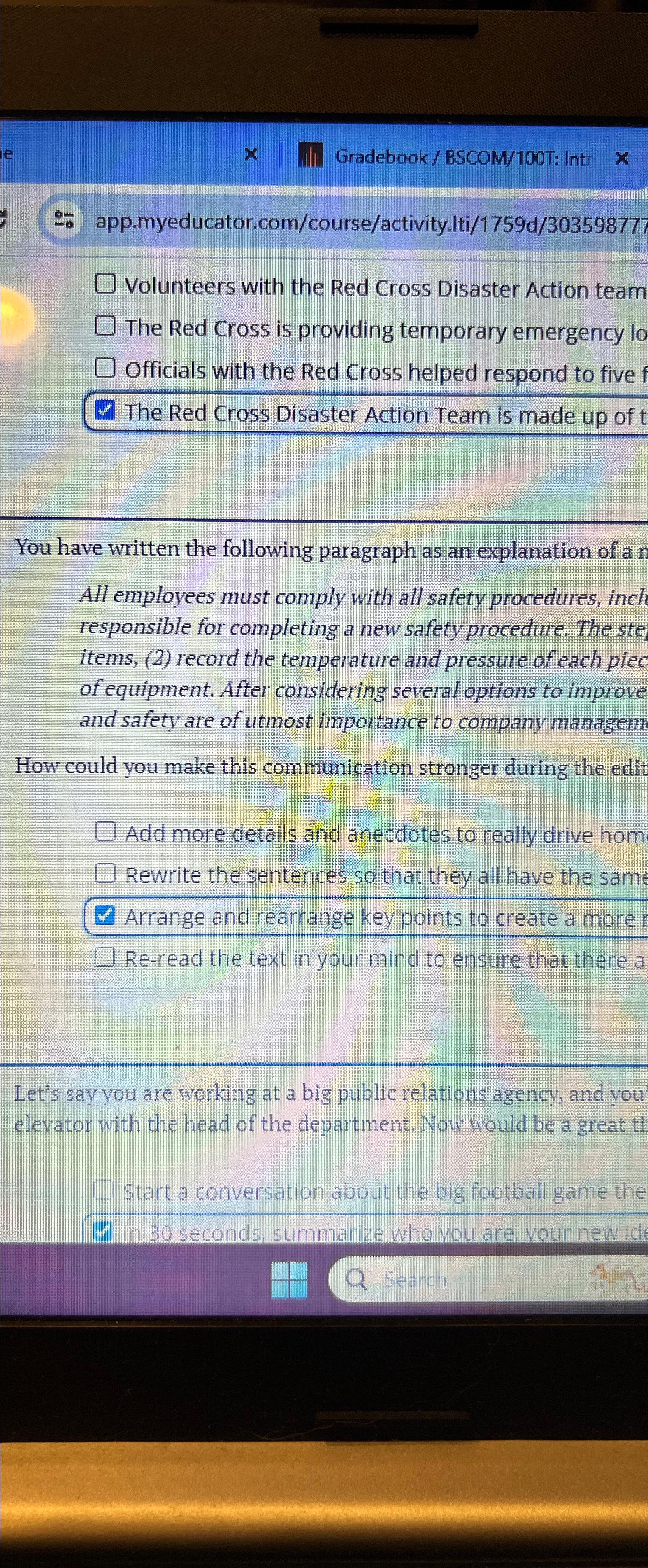 Solved Week 5 ﻿Summative AssessmentChoose The Best Answer | Chegg.com