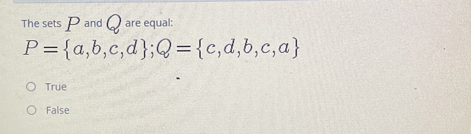Solved The sets P ﻿and Q ﻿are | Chegg.com