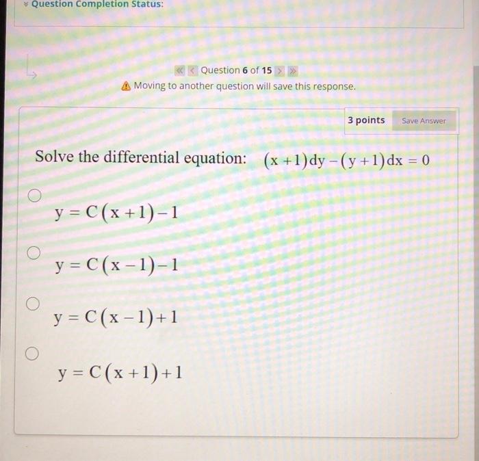Solved Question Completion Status: > A | Chegg.com