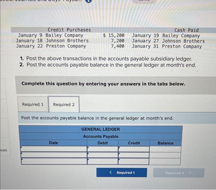 Solved 1. Post the above transactions in the accounts | Chegg.com