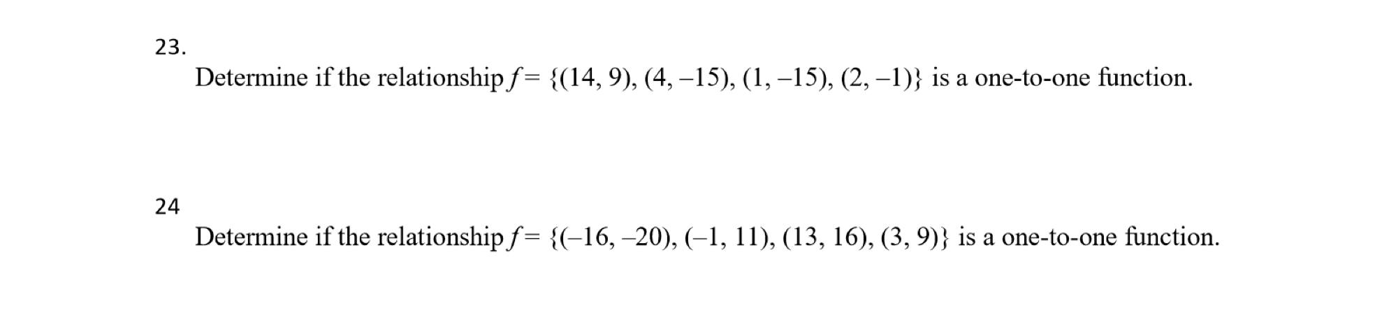 Solved Determine If The Relationship | Chegg.com