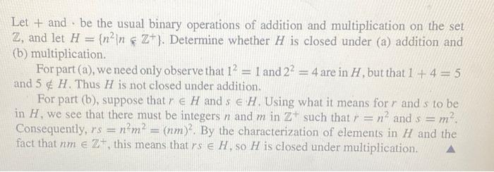 [Solved]: Please help Let + and - be the usual binary operat