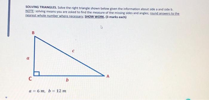 Solving Triangles