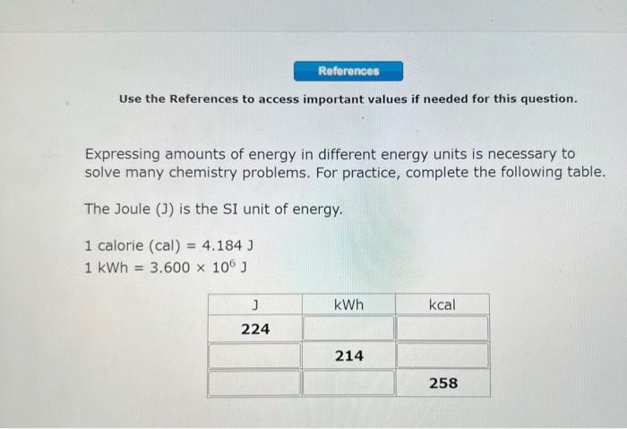 Solved Use the References to access important values if | Chegg.com