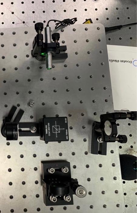 Solved Q3 Why was the setup with lens after beam splitter | Chegg.com