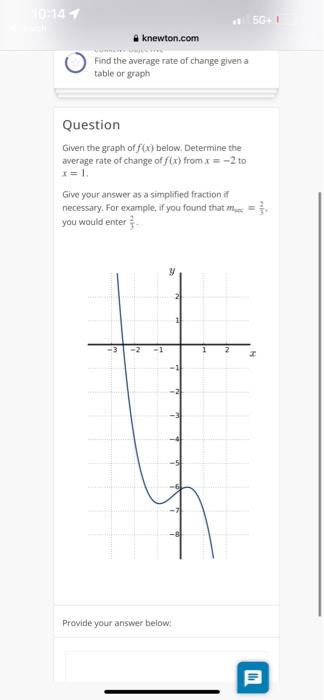 how to find average rate of change given a table