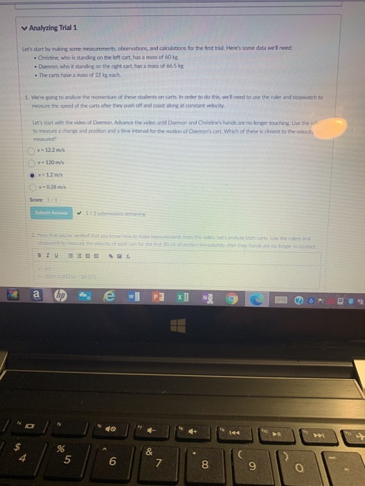 Analyzing Trial 2 Now let's apply this to Trial 2. In