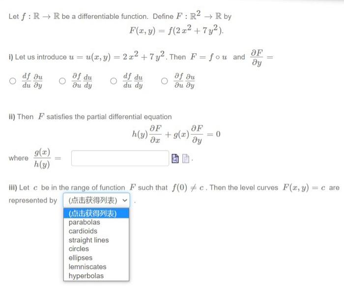 Solved Let F R R Be A Differentiable Function Define F R2