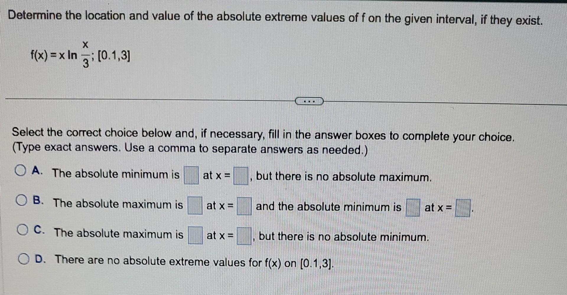 Solved Determine The Location And Value Of The Absolute | Chegg.com