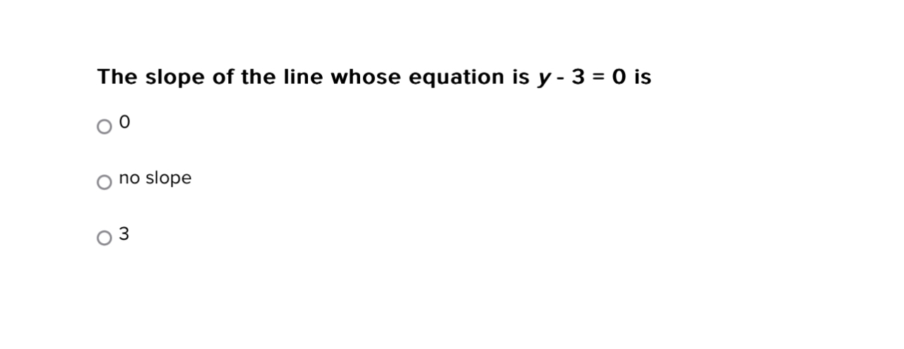 find the slope of the line described by 3x 2y 1 0