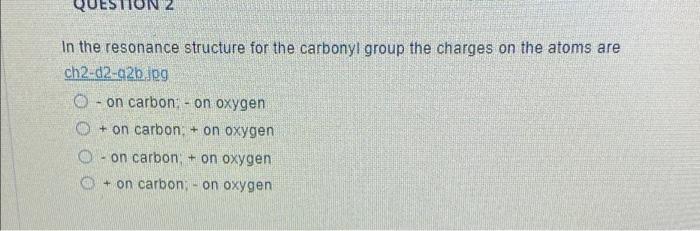 Solved ΟΞΟ H Η In the resonance structure for the carbonyl | Chegg.com
