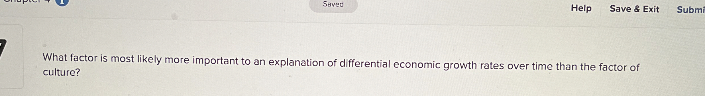 Solved What factor is most likely more important to an | Chegg.com