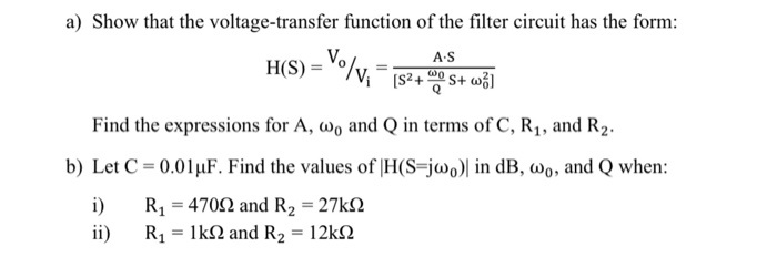 Solved 5.3 Prelab Assignment (3 marks in total, 1.5 marks | Chegg.com