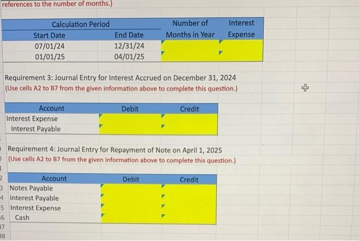 Solved On July 1,2024 , a company issued the following note 