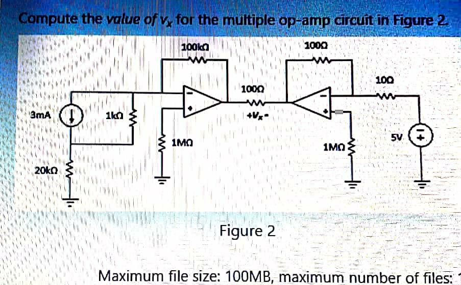 Solved Compute The Value Of Y For The Multiple Op Amp Ci Chegg Com