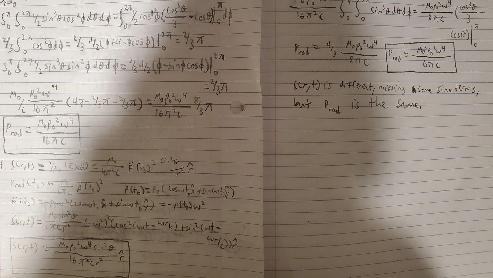 When Using These Equations The Poynting Vectors C Chegg Com