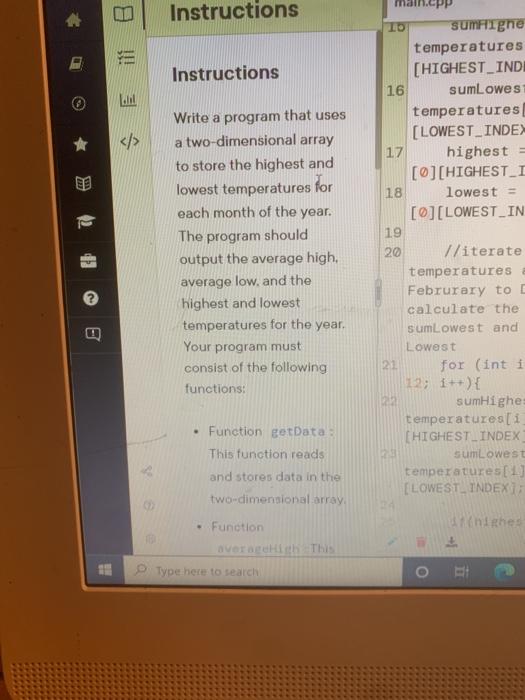 Solved Instructions t B Instructions 2 Write a program that | Chegg.com