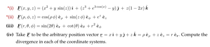 Solved 3 Consider An Arbitrary Vector Field F R F1 X Y Chegg Com