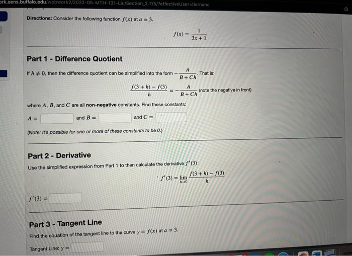 Solved Directions: Consider the following function f(x) at | Chegg.com