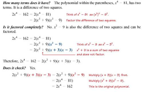 Solved: The following is a factoring problems. Factor the expre ...