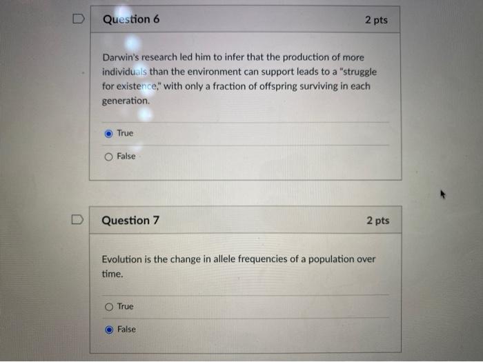 Solved D Question 1 2 pts Any change in the nucleotide | Chegg.com