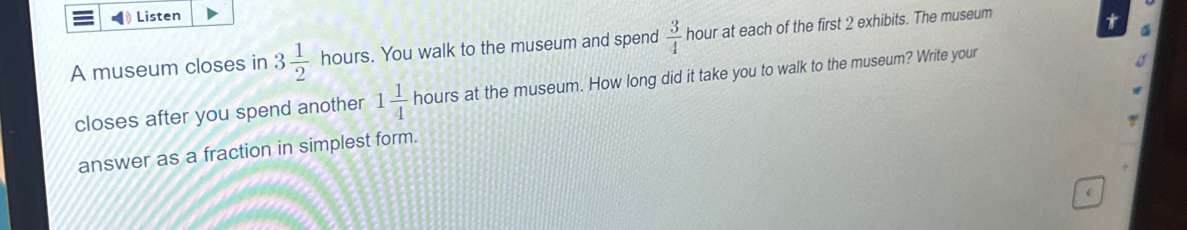 Solved A museum closes in 312 ﻿hours. You walk to the museum | Chegg.com