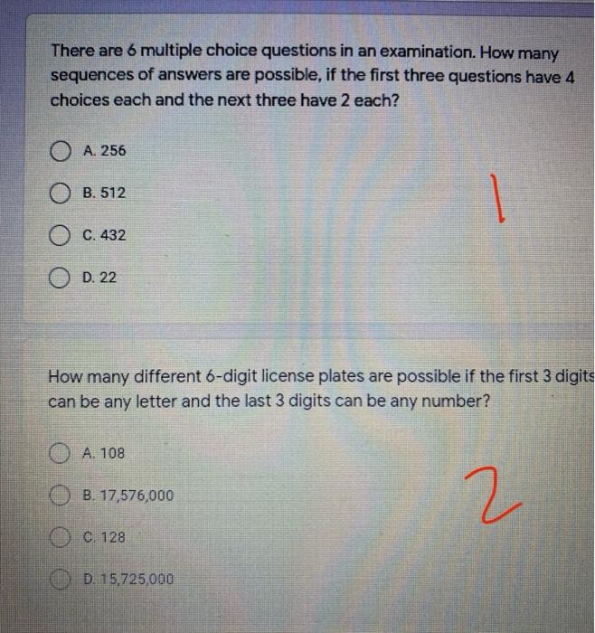 Solved There are 6 multiple choice questions in an | Chegg.com