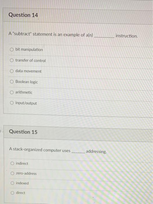 Solved Question 14 A 