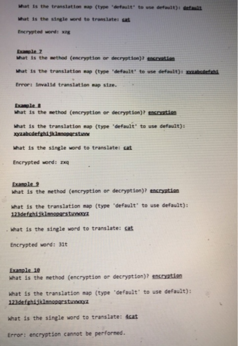 Solved Assignment Specifications Decryption and encryption | Chegg.com