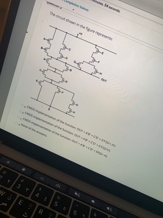 Question Lompletion Status Thinutes 54 Seconds The Chegg Com