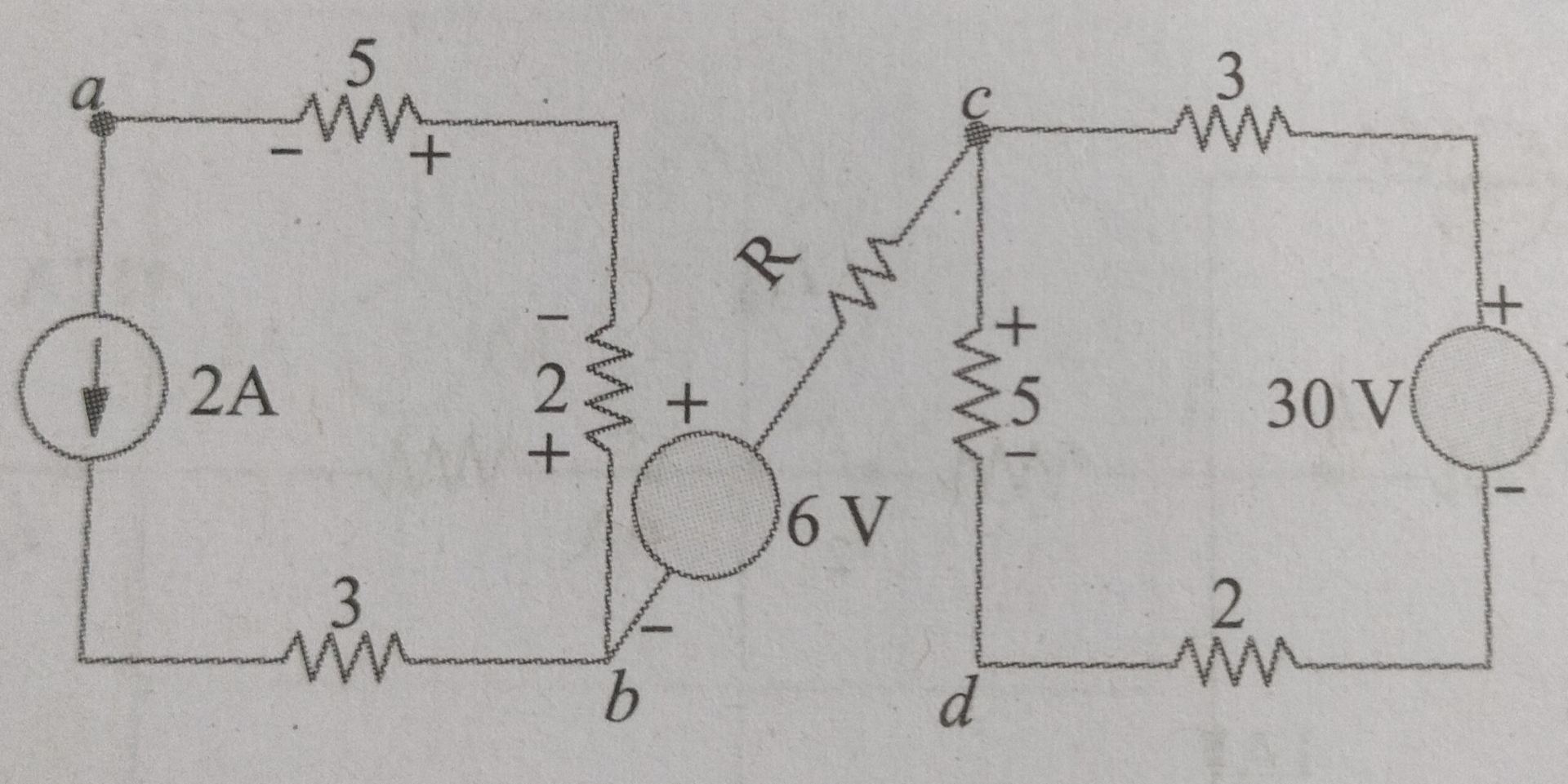 Solved Calculate the voltage between points a and b | Chegg.com
