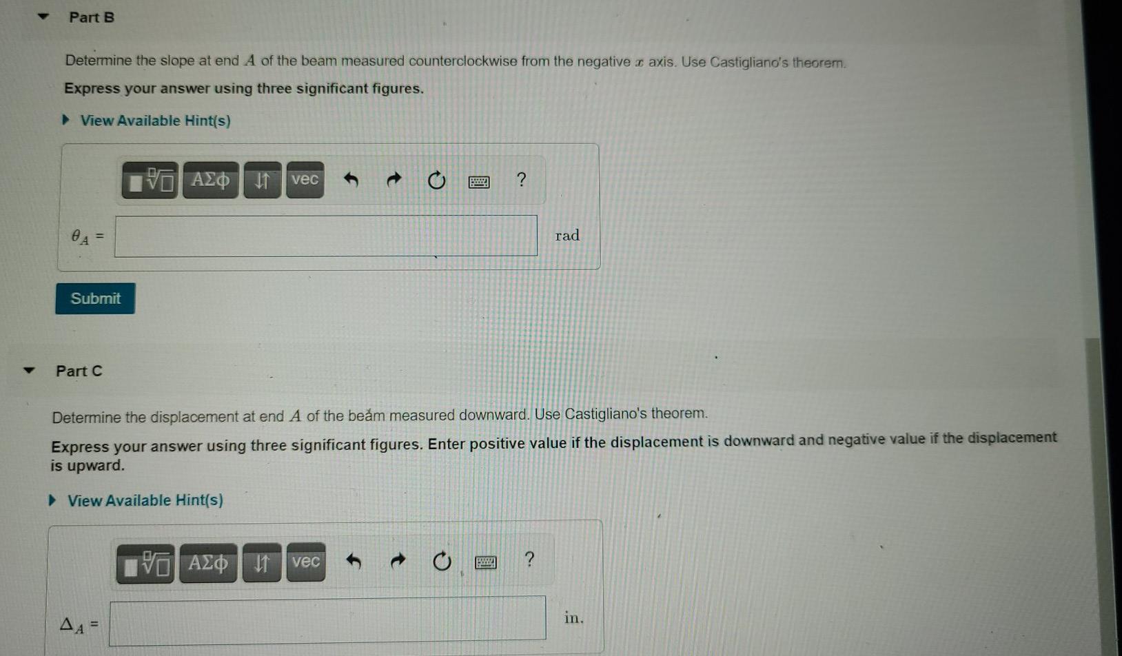 Solved Consider The Beam Shown In (figure 1). Take E = 